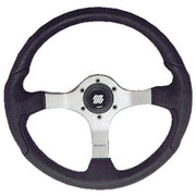 Uflex Steering Wheel-Pol Silver Black Grp Nisidabp