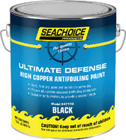 Seachoice 94711G Ultimate Defense High-Copper Antifouling Paint, Black, 1 Gallon [Ult Defense Antifoul Blk] - Clauss Marine