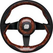 Uflex Steering Wheel-Burl Grip Black Spk Grimani Br/B