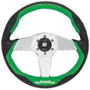 Uflex Steering Wheel-Purpl Grip Silver Grimani G/S