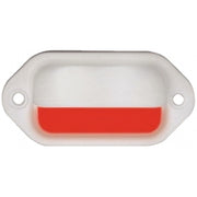 Th Marine LED Companion Way/Accent Lights Red w/White Bezel LED51818DP