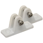 Sea-Dog Line Large Deck Hinge/Angled White 2/Cd 273231-1