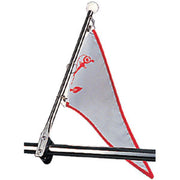 Sea-Dog Line Flag Pole With Rail Mount 327120-1