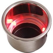 Sea-Dog Line Red LED Drink Holder with Drain 588071-1