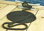 Seachoice Double Braided Dock Line Navy Blue-3/8"X15'