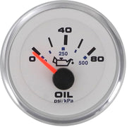 Sierra White Premier Oil Pressure 0-80Psi 62542P