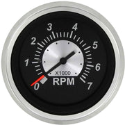 Sierra Black Sterling Tachometer Gas 7K Rpm 67363P