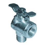 GROCO 1/2" NPT 90&deg; Stainless Steel Fuel Valve FV-590-S