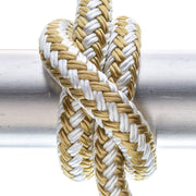 Seachoice Double Braided Dock Line Gold/White-3/8"X25'