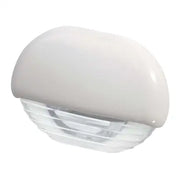 White LED Easy Fit Step Lamp - White Plastic Cap