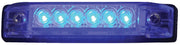 LED51801DP - LED SLIMLINE STRIP 4 IN Blue - Clauss Marine
