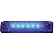 Th Marine LED51811DP SLIM LINE LED UTILITY STRIP LIGHTS / LED SLIMLINE STRIP 8 IN BLUE - Clauss Marine