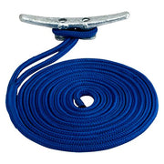 Sea Dog® 302110015BL-1 - Premium 3/8" D x 15' L Blue Nylon Double Braid Dock Line - Clauss Marine