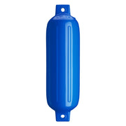 Polyform US® 49-272-515 - G-4 Series 6.5" D x 22" L Blue Twin Eye Cylindrical Inflatable Fender - Clauss Marine