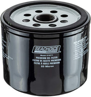 Seachoice 21071 Oil Filter, Replaces GM L4-6 & V-8 Short-Block Filter, 20 Micron Filter, Meets OEM Specifications, Epoxy Coated - Clauss Marine