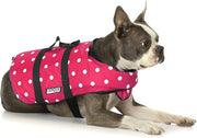 Seachoice Dog Life Vest, Adjustable Life Jacket for Dogs, w/Grab Handle, Pink Polka Dot, Size XS, 7-15 Lbs. - Clauss Marine