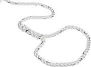 Seachoice 47571 Premium 3-Strand Twisted Nylon Dock Line with Tracer, White w/Blue Tracer, 1/2-Inch x 25 Feet, 10-Inch Eye Splice - Clauss Marine