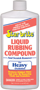 Star Brite Liquid Rubbing Compound & Scratch Remover (Heavy Oxidation) - Clauss Marine
