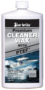 Star Brite 89632 PREMIUM CLEANER WAX WITH PTEF® / CLEANER/WAX-PREM ONE STEP 32OZ - Clauss Marine