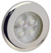 Seachoice LED Round Courtesy Interior Light 3" Blue 50-03121 - Clauss Marine