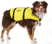 Seachoice Dog Life Vest, Adjustable Life Jacket for Dogs, w/Grab Handle, Yellow, Size Small, 15-20 Lbs. - Clauss Marine
