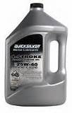 Quicksilver 4 Stroke 25W40 Synthetic Blend Oil - 1 gallon