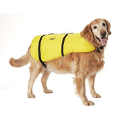 Seachoice Dog Life Vest, Adjustable Life Jacket For Dogs, w/ Grab Handle, Yellow, Size XL, Over 90 Lbs. - Clauss Marine