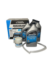 Quicksilver/Mercury V6 & V8 175-225 HP/250-300 HP SAE 10W-30 Oil Change Kit 8M0169548 - Clauss Marine